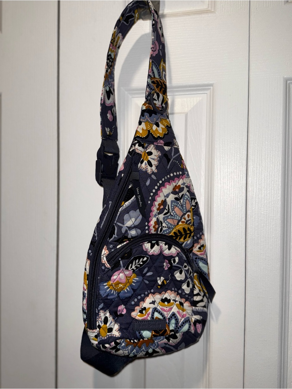 Vera Bradley Charmont Meadow Floral Lighten Up Essential Sling Backpack